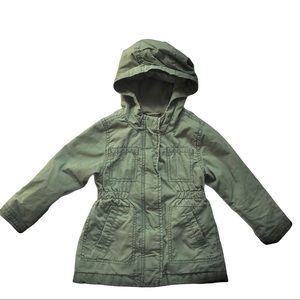Old Navy Hooded Twill Utility Scout Jacket Olive 2